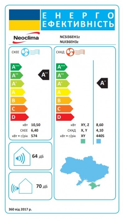 Neoclima NCSI36EH1z/NUI36EH3z