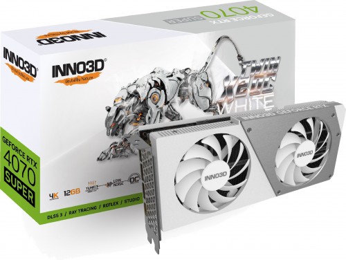 INNO3D GeForce RTX 4070 SUPER TWIN X2 OC WHITE