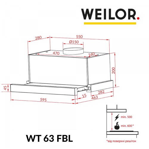 Weilor WT 63 FBL