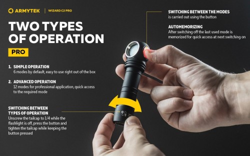 ArmyTek Wizard C2 Pro Magnet USB White