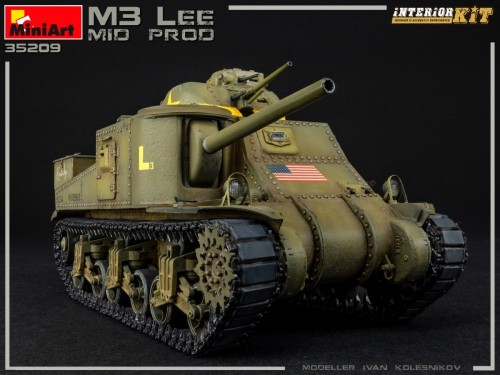 MiniArt M3 Lee Mid Prod Interior Kit (1:35)