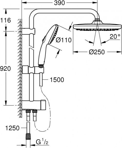 Grohe Vitalio Start System 250 26989001