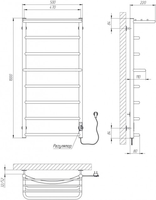 Kosser Kaskad Shelf E R 500x1000