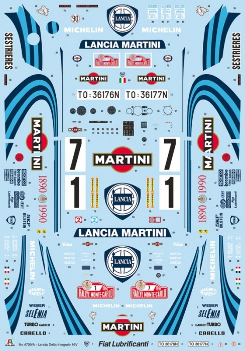 ITALERI Lancia Delta HF Integrale 16v (1:12)