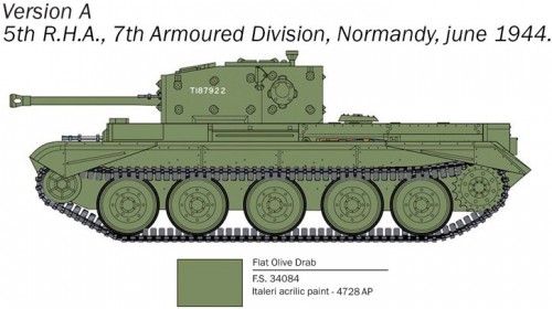 ITALERI Cromwell Mk. IV (1:56) 25754