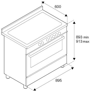 Bertazzoni PRO96L1EXT