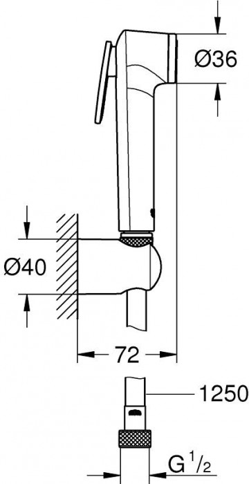 Grohe Tempesta-F Trigger Spray 30 1025302431