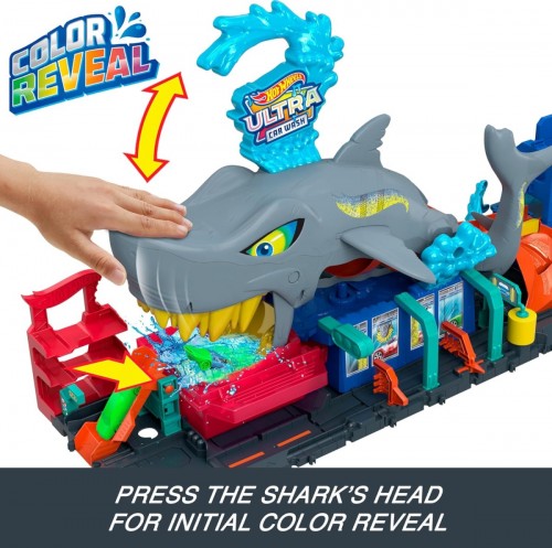 Hot Wheels Ultra Shark Car Wash HTN82