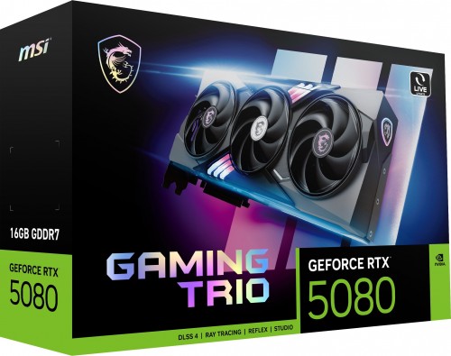 MSI GeForce RTX 5080 16G GAMING TRIO