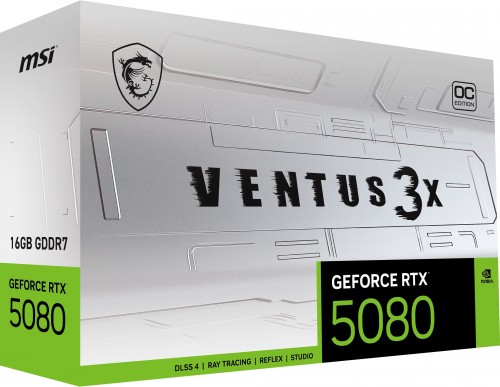 MSI GeForce RTX 5080 16G VENTUS 3X OC WHITE