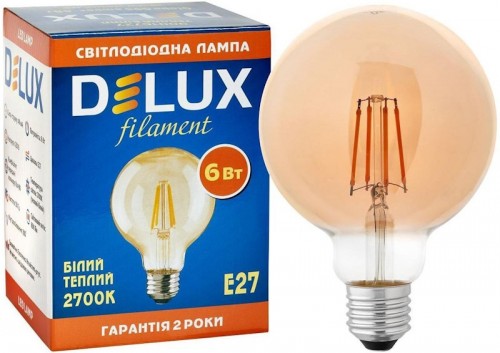 Delux G95 Filament 6W 2700K E27