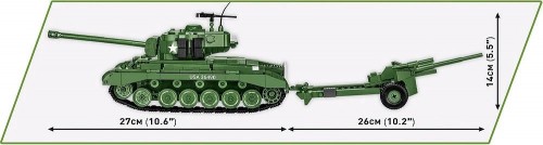 COBI M26 Pershing and 3-inch M5 Gun 2563