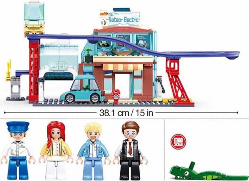 Sluban New Electric Bus Store 4S M38-B1262