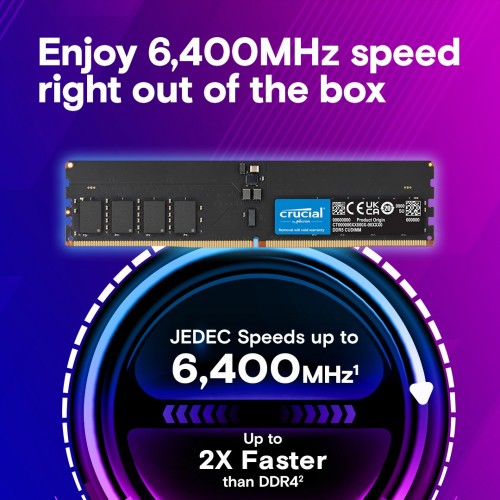 Crucial DDR5 CUDIMM 1x32Gb