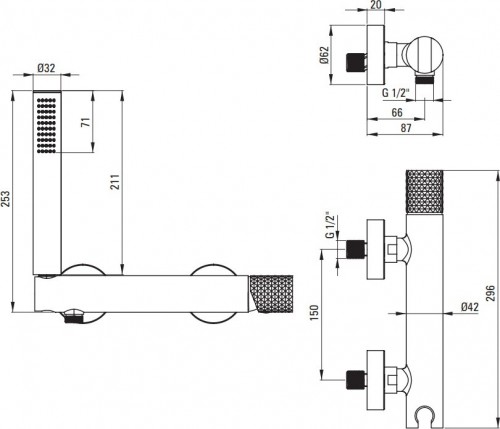 Deante Silia Hexa BHS F41M