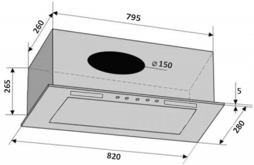 VENTOLUX Punto 820/279 BGG (1000) TRC MS