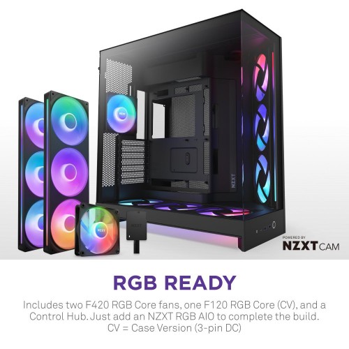 NZXT H9 Flow RGB+ 2025 Black