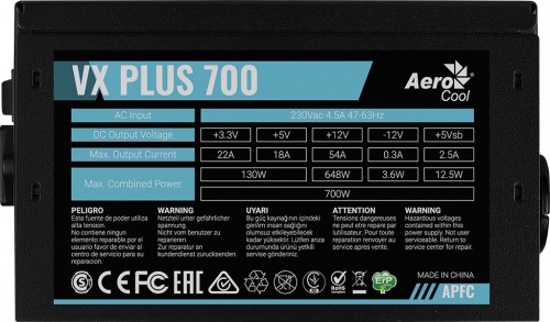 Aerocool VX Plus Stealth 700W