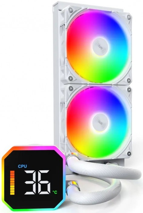 Montech HyperFlow Digital 240 White
