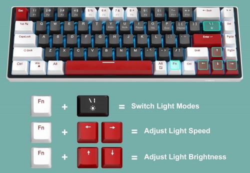 MageGee Sky68 Red Switch