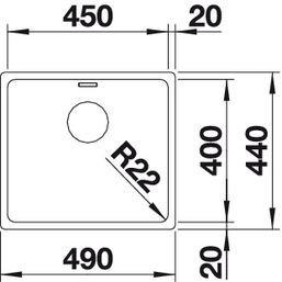 Blanco Andano 450-U