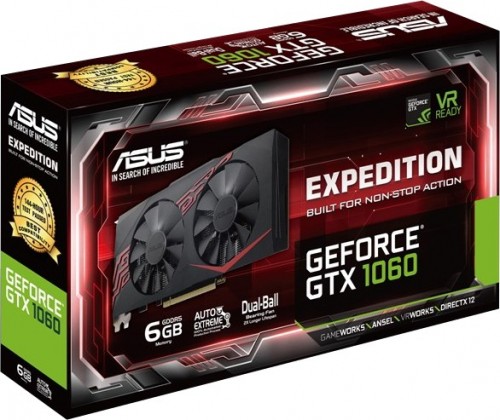 Asus GeForce GTX 1060 EX-GTX1060-O6G