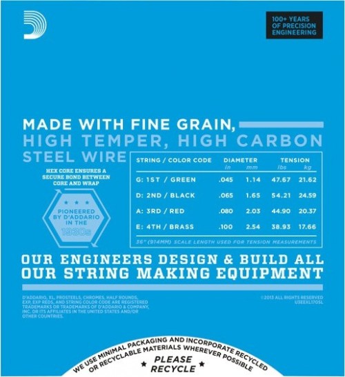 DAddario XL Nickel Wound Bass SL 45-100