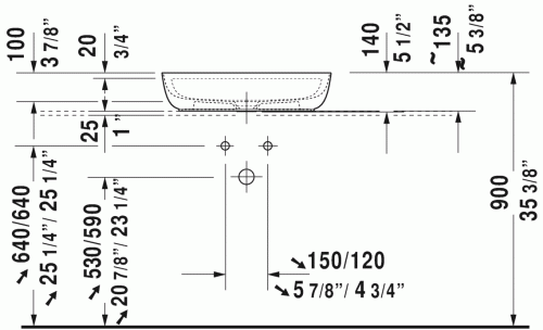 Duravit Luv 038060