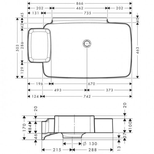 Hansgrohe Axor Bouroullec 19946000