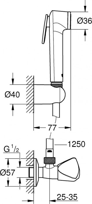 Grohe Tempesta-F Trigger Spray 30 27514