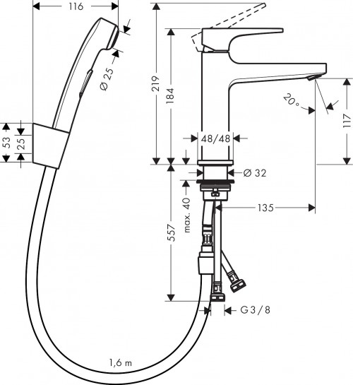 Hansgrohe Metropol 74522