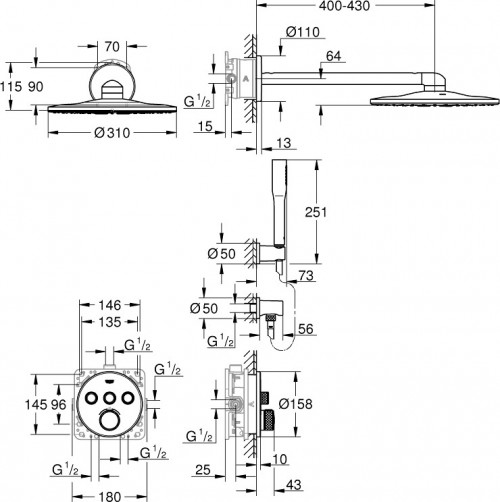 Grohe Grohtherm SmartControl 34705