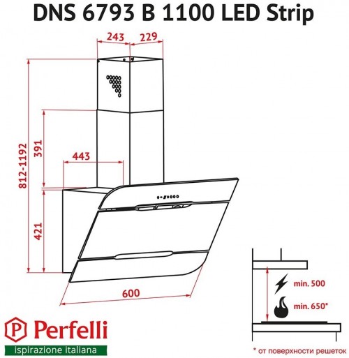 Perfelli DNS 6793 B 1100 BL LED Strip