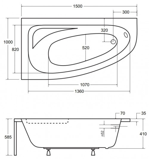 Besco Cornea  150x100 см