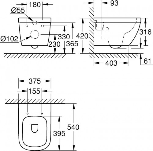 Grohe Euro 39538