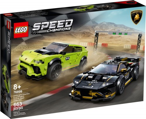 Lego Lamborghini Urus ST-X and Lamborghini Huracan Super Tro