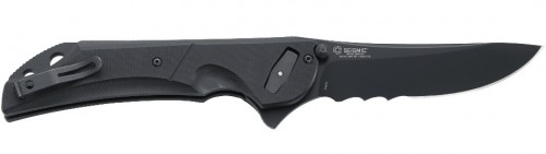 CRKT Seismic Black With Veff Serrations