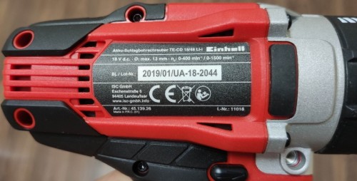 Einhell Expert TE-CD 18/48 Li-i Solo 4513926