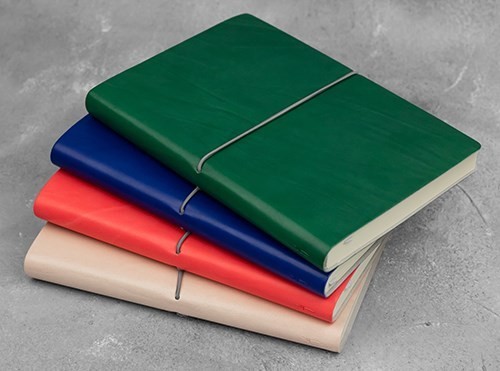 Ciak Plain Notebook large Red