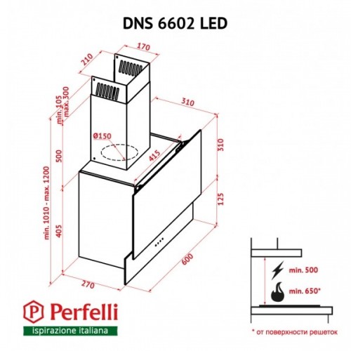 Perfelli DNS 6602 BL LED