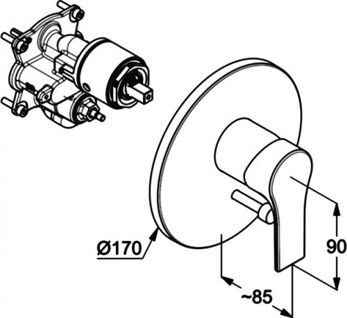 Kludi Zenta SL 486500565