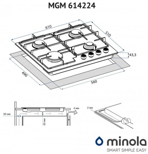 Minola MGM 614224 BL