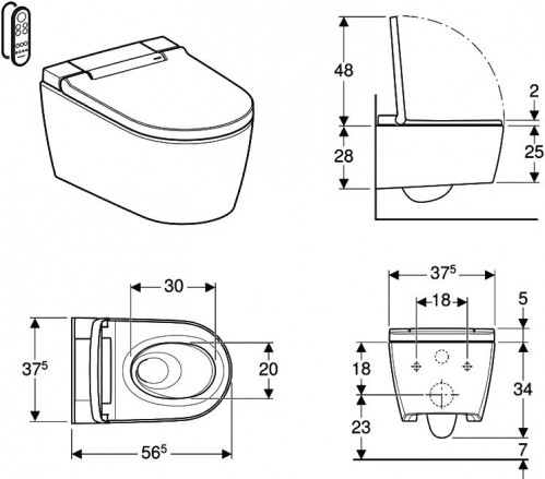 Geberit AquaClean Sela 146224111