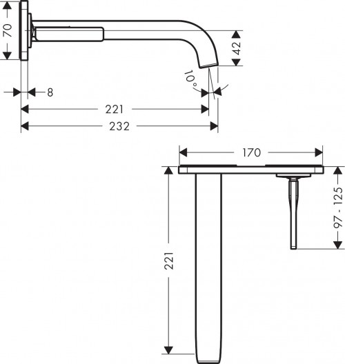 Axor Citterio E 36114000