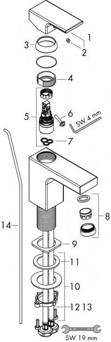 Hansgrohe Vernis Shape 71561000