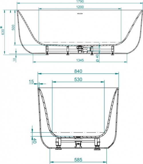 Balteco Marin 179x84