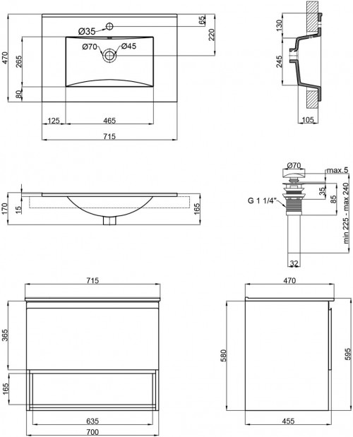 Q-tap Robin 70 QT1372TPB7001WWO