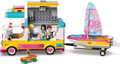 Lego Forest Camper Van and Sailboat 41681