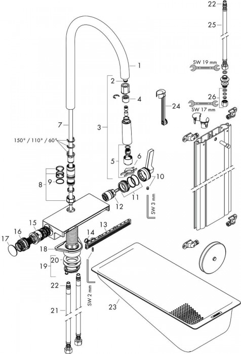 Hansgrohe Aquno Select M81 73831000