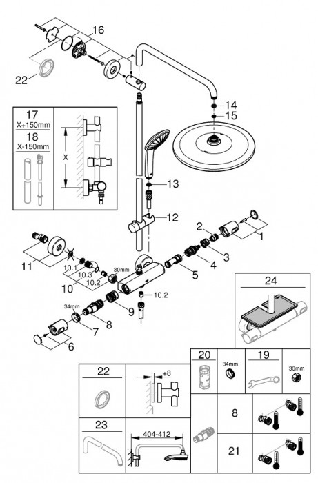 Grohe Vitalio Joy System 310 26400001